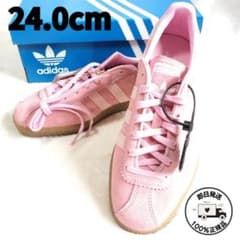 【新品未使用】adidas BERMUDAスニーカー 24.0cm ピンクのサムネイル