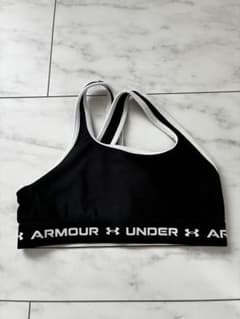UNDER ARMOUR スポーツブラ ブラック YLGのサムネイル