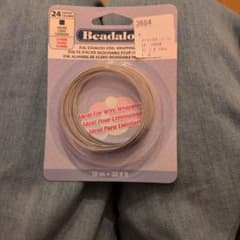 Beadalon 316L ステンレスワイヤー 24ゲージ 10m スクエアのサムネイル
