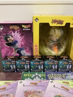 一番くじ ドラゴンボール D賞 F賞 ラストワン賞 孫悟空 ベジータ