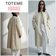 タグ付き 未使用 TOTEME サマーカントリーコート コットンギャバジン 34