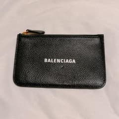 BALENCIAGA ブラックレザー カードケース新品未使用のサムネイル