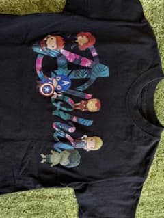 アベンジャーズ キャラクター Tシャツ 黒のサムネイル