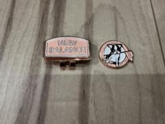 NEW BALANCE ゴルフマーカー メタル製 ピンク