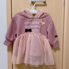 ピンクチュールワンピース 80cmのサムネイル