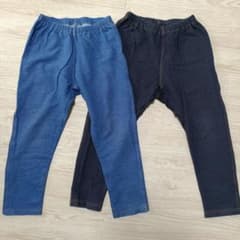 UNIQLO リラックスフィットレギンス 110サイズのサムネイル