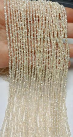 [超小粒]淡水パール　1.8-2mm　1本売り シードパール