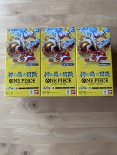 スニダン購入】ONE PIECEカード 神の島の冒険 3BOX テープカット品