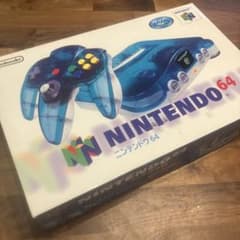 NINTENDO 64 クリアブルー 本体のサムネイル