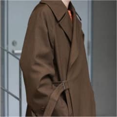 【美品】18aw comoli コモリ タイロッケン ウールサージ サイズ3のサムネイル