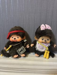 初期マイチッチぬいぐるみ　男の子タグ付き　女の子タグなし 当時物 昭和レトロ 初期マイチッチぬいぐるみ 男の子タグ付き 女の子タグなし 当時物 昭和