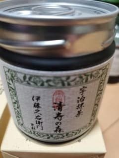 京都伊右衛門　宇治抹茶　清寿の森3缶セットのサムネイル
