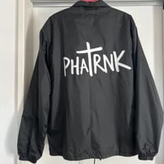 PHATRNK ファットランク コーチジャケット ナイロン ボア ブラック L 