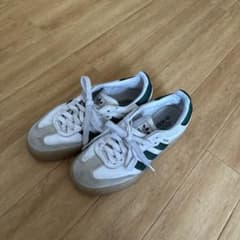 adidas SAMBA ホワイト/グリーンのサムネイル