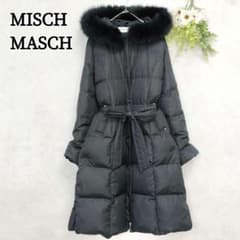 新品未使用ミッシュマッシュ フォックスファー 2way フード ロング 