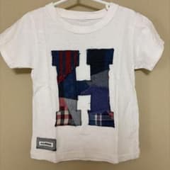 H.R.REMAKE パッチワーク Hロゴ Tシャツ キッズ100〜110のサムネイル