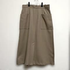 GU_フロントポケットミディスカート【LL】(タグ付き新品)