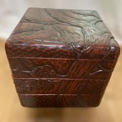 鎌倉彫 三段重 重箱 - メルカリ
