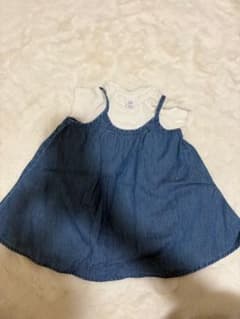 baby GAP デニム キャミワンピース セット 12-18ヶ月のサムネイル