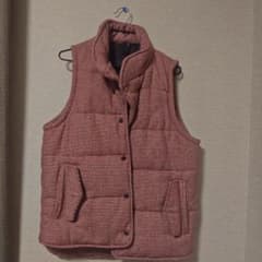 glamb 千鳥格子 中綿ベスト レッド系 サイズ3のサムネイル