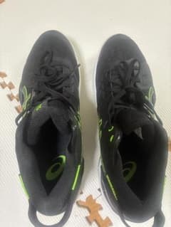ASICS バスケットボールシューズ ブラック/ライム - メルカリ