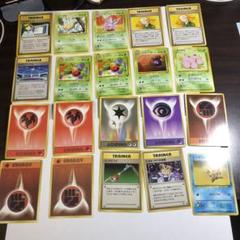 旧裏　ポケモンカード トレーナーカードセット　122枚 ポケモン - ポケモンカードゲーム旧裏 スタジアム（トレーナー