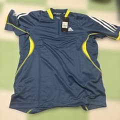 adidas 卓球用ウェア A/M ネイビー/イエロー　男子用のサムネイル