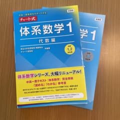 新課程中高一貫教育をサポートするチャート式体系数学1のサムネイル