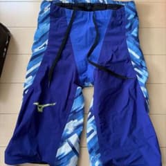 MIZUNO 競泳水着 ハーフスパッツ ブルーのサムネイル