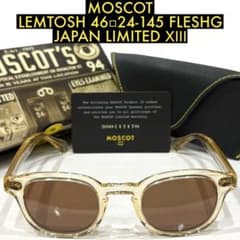 【極美品】限定完売 モスコット レムトッシュ 46 BKSG JPNLTD Ⅵ 極美品】限定完売 モスコット レムトッシュ46 FLESHG JPNLTDⅩⅢ