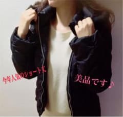 今年人気のショートダウン♡ ブラックのサムネイル
