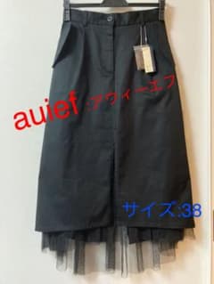 GreadyBrilliant auief 38アウィーエフ　スカート　黒のサムネイル
