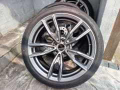 BMW 순정 19 인치 알루미늄 휠 타이어 세트 (1 개) 2