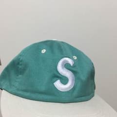 【極美品】 supreme sロゴ ツートン キャップのサムネイル