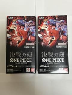ワンピースカード 決戦の刻 テープカット2box - メルカリ