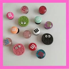 只今特別価格！！【未使用】オレオ　ｍ&ｍ's ジビッツ14個セット クロックスのサムネイル