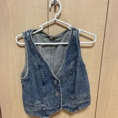 レディース デニムベスト Mサイズのサムネイル