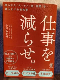 仕事を減らせ。 限られた「人・モノ・金・時間」を最大化する戦略書のサムネイル