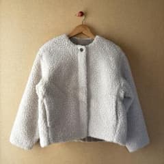 かぐれ 24AW ウールボアジャケット アイボリー