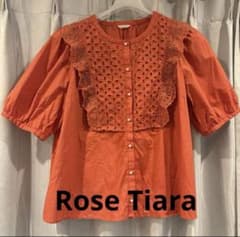 Rose Tiara 可愛い刺繍フリルブラウス値下げしましたのサムネイル