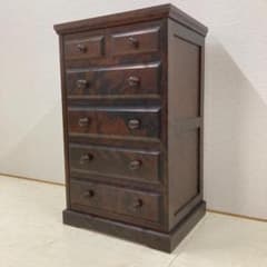 北海道民芸家具 整理箪笥 5段チェスト 樺材 和モダン 収納家具 北民