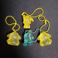 4つ サンリオ グミチュアチャーム ハンギョドン  ポムポムプリン ポチャッコのサムネイル