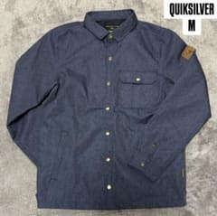 Excellent Condition QUIKSILVER Snowboard Jacket, Size M, Water-Repellent, Denim