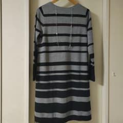 DAMA collection ボーダーニットワンピースのサムネイル