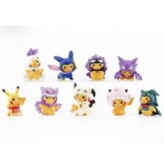 ポンチョを着たピカチュウ フィギュアセット