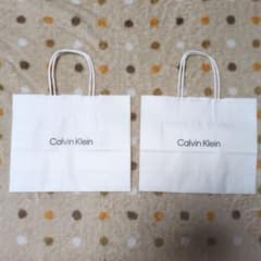 Calvin Klein ショップ袋 2枚セット - メルカリ
