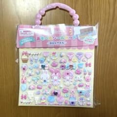 サンリオMy Melody あそべるシールセット おはなやさん　おまけ付きのサムネイル