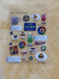 村上隆 Coffee Zingaro ステッカーシート　カイカイキキのサムネイル