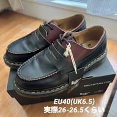 新品 大きめ UK7 26㎝表記 マルジェラ × ドクターマーチン モカシン 新品 大きめ UK7 26㎝表記 マルジェラ × ドクターマーチン モカシン