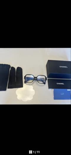 CHANEL ブラックフレーム メガネのサムネイル